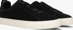 zwarte nokwol lage sneakers connor