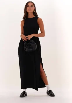 zwarte notes du nord maxi jurk darcy dress