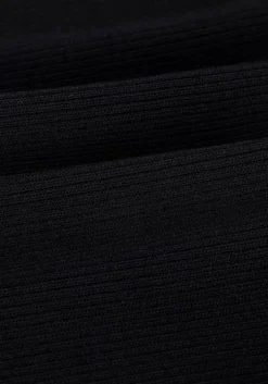 zwarte notes du nord midi jurk christine knitted dress