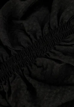 zwarte notes du nord midi jurk eve midi dress