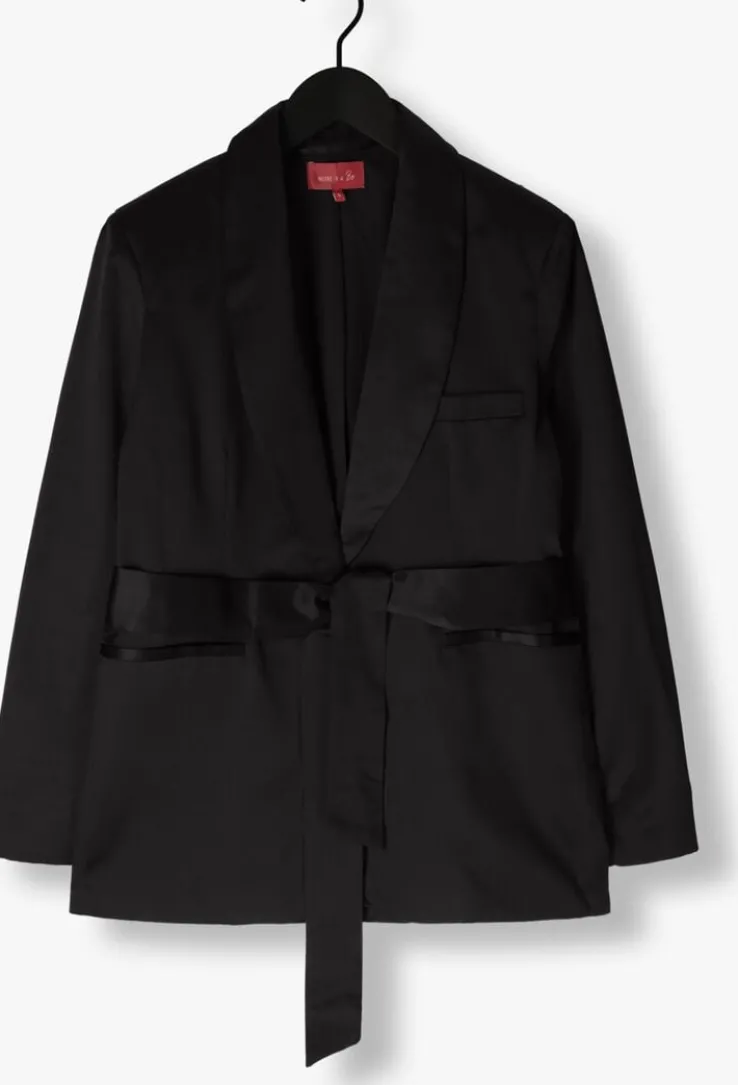 zwarte notre-v blazer x bo
