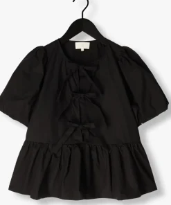 zwarte notre-v blouses nv-frederica