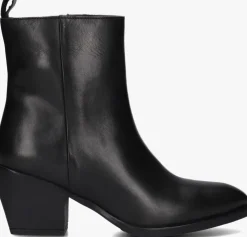 zwarte notre-v enkellaarsjes ki-4563