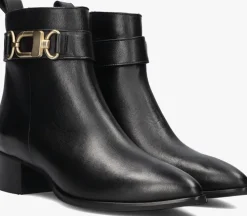 zwarte notre-v enkellaarsjes 3254