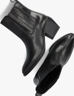 zwarte notre-v enkellaarsjes ki-4689