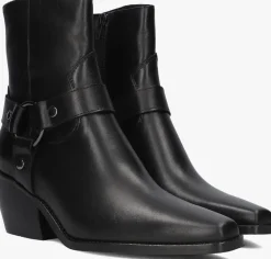 zwarte notre-v enkellaarsjes al334