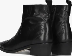 zwarte notre-v enkellaarsjes 18060