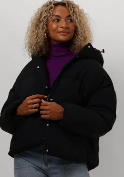 zwarte notre-v gewatteerde jas nv-eef