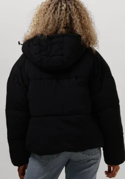 zwarte notre-v gewatteerde jas nv-eef