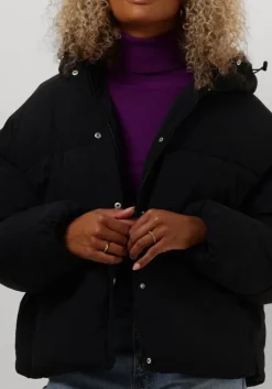 zwarte notre-v gewatteerde jas nv-eef