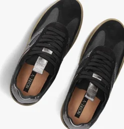 zwarte notre-v lage sneakers anemone-63