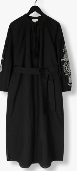 zwarte notre-v maxi jurk nv-freda