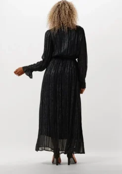 zwarte notre-v maxi jurk nv-elaine dress