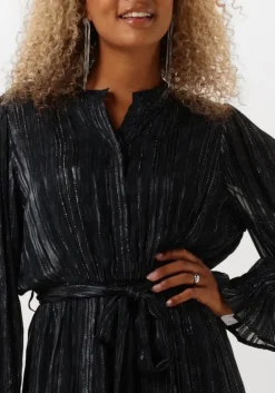 zwarte notre-v maxi jurk nv-elaine dress