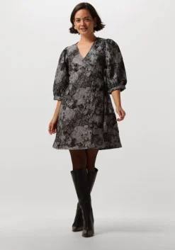 zwarte notre-v mini jurk nv-alay