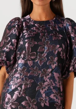 zwarte notre-v mini jurk nv-giselda