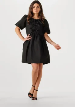 zwarte notre-v mini jurk nv-fredrika