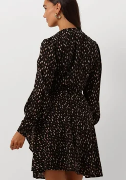 zwarte notre-v mini jurk nv-eline