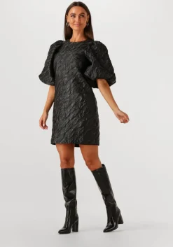 zwarte notre-v mini jurk nv-gilda