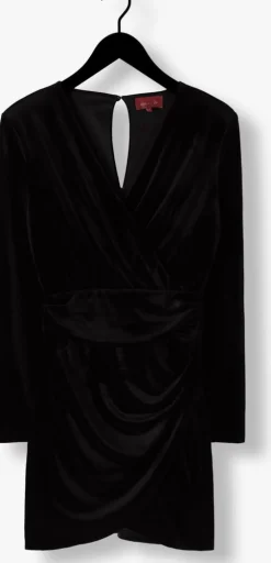 zwarte notre-v mini jurk x bo