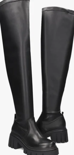 zwarte notre-v overknee laarzen 297009