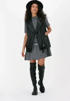 zwarte notre-v overknee laarzen 01-6100