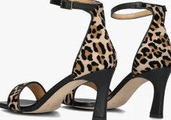 zwarte notre-v sandalen met hak 86605