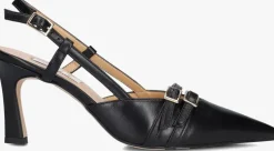 zwarte notre-v slingbacks 7212