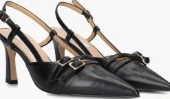 zwarte notre-v slingbacks 7212