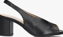 zwarte notre-v slingbacks 16068