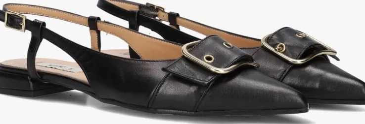 zwarte notre-v slingbacks 12250