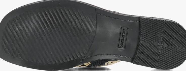 zwarte notre-v slippers 23172