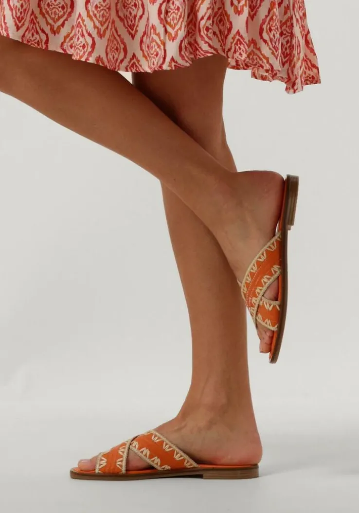 zwarte notre-v slippers 23172