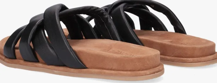 zwarte notre-v slippers 781002