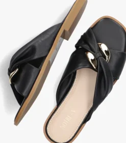 zwarte notre-v slippers 226