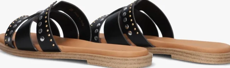 zwarte notre-v slippers 456n