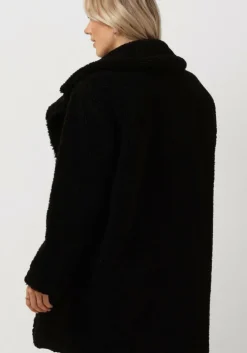 zwarte notre-v teddy jas teddy coat short