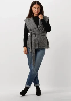 zwarte notre-v tops & t-shirts nv-eelke round neck