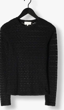 zwarte notre-v tops & t-shirts nv-gyan