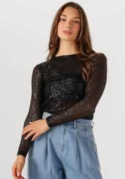 zwarte notre-v tops & t-shirts nv-geraldine