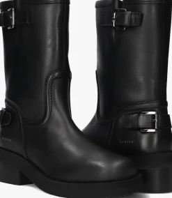 zwarte nubikk biker boots eve leva