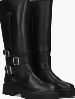 zwarte nubikk biker boots frankie lynn
