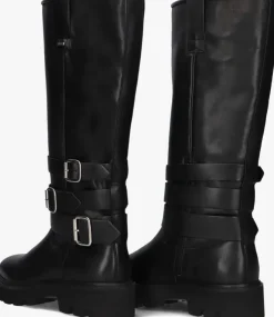 zwarte nubikk biker boots frankie lynn