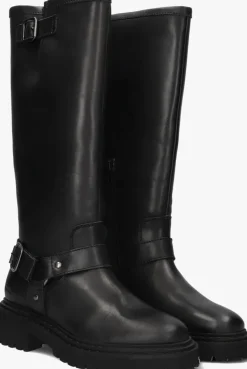 zwarte nubikk boots frankie leva