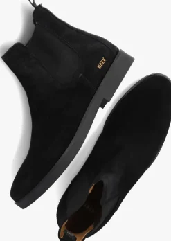 zwarte nubikk chelsea boots logan chelsea