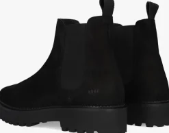zwarte nubikk chelsea boots logan rai