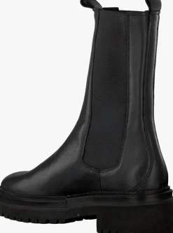 zwarte nubikk chelsea boots fae adams