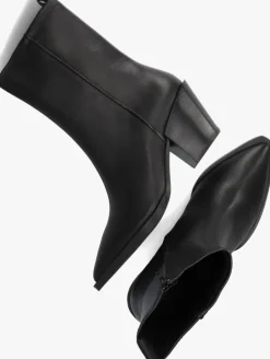 zwarte nubikk enkellaarsjes liv bootie