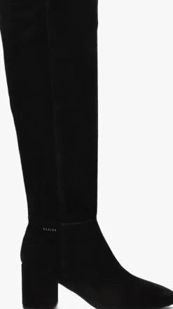 zwarte nubikk hoge laarzen isa beau