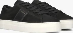 zwarte nubikk lage sneakers jagger morris nolan